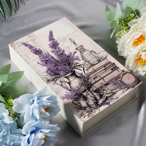 Caja de Perfume Personalizada de 30 ml, Embalaje de Cartón Recubierto de Papel, Tapa Magnética, Forma de Libro, Forma Personalizada Disponible - Product Image 1