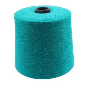 Hot selling soft knitting yarn in stock 28S/2 custom color nylon blended yarn free sample