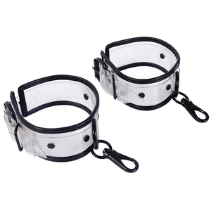 ที่รัดข้อเท้า <span class=keywords><strong>PVC</strong></span> ใสสไตล์ใหม่,อุปกรณ์เสริมสายรัดพันธนาการแบบโรลเพลย์สำหรับคู่รัก - Product Image 2