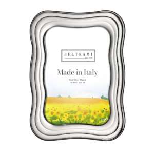 Beltrami Photo <b>Frame</b> <b>4x6</b> Real Silver Plated Made in Italy - Product Image 1