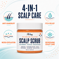 OEM ODM Marque Privée 100ml Gommage Capillaire au Sulfure de Sélénium Anti-Pelliculaire Soulagement des Démangeaisons Traitement Micro-Exfoliant du Cuir Chevelu