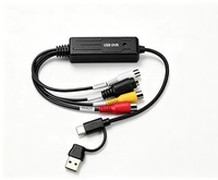 Convertidor USB Tipo-C AV a USB C, Tarjeta Capturadora de Video, Adaptador para Teléfono Móvil/PC