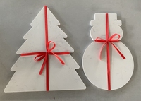 Assiette à steak COSEN en marbre noir et blanc de luxe, écologique, forme d'arbre de Noël moderne, planche à découper durable pour le fromage, pour la salle à manger
