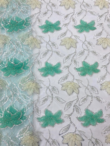 AFFNINTY Novel Design Broderie haut de gamme Tulle français Tissu de dentelle africaine pour robe de soirée de mariage - Product Image 4
