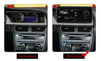 Autoradio Android 10,25 pouces Qualcomm 8 cœurs 4 Go 64 Go DSP Lecteur GPS pour Audi A4 B8 CarPlay Android Auto Mirror Link
