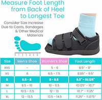 Sepatu Jalan Medis Ringan dan Tahan Lama untuk Pasca Operasi, Penyangga Tumit untuk Plantar Fasciitis, Pemulihan Cedera Kaki Patah dan Jari Kaki Patah
