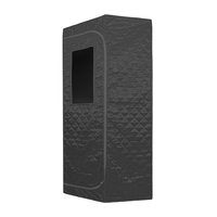 Détente à domicile Sauna d'intérieur Dôme 3.6L 1600W Portable Pliant Intelligent Télécommande Personnel SPA Sauna Vapeur Tente avec Tube