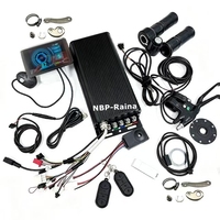Kit de conversion de moteur de moyeu pour vélo électrique et moto 120KPH QS205 50H 3.5T 4T 5T 72V5000W 150mm Sabvoton UKC1 Plus SET 17/18/19/21 pouces