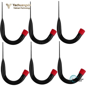 Ganchos en Forma de U Negros con Tapas Rojas para Reparación Mecánica, Juego de Herrajes - Product Image 6