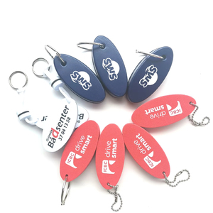 <span class=keywords><strong>Porte</strong></span>-clés <span class=keywords><strong>personnalisé</strong></span> en mousse 3D écologique, motif circulaire simple, doux, noir, en EVA flottant, changeant de couleur - Product Image 1