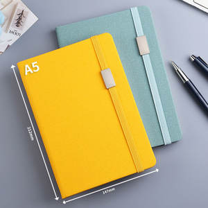 Cuaderno con correa A5, Bloc <span class=keywords><strong>de</strong></span> notas <span class=keywords><strong>de</strong></span> negocios, caja <span class=keywords><strong>de</strong></span> regalo personalizada, conjunto elástico para oficina corporativa, Impresión <span class=keywords><strong>de</strong></span> logotipo, nuevo cuaderno con bolígrafo, juego <span class=keywords><strong>de</strong></span> regalo - Product Image 2