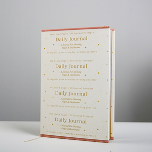 Cuaderno Personalizado con Estampado Dorado, Tapa Dura, Diario A5, Papel Premium de 120 g/m², Sin Transferencia de Tinta, Certificado FSC, Ecológico, Agenda Diaria - Product Image 2