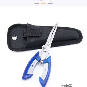 Alicates de Pesca Ztc014 de Acero Inoxidable con Mango Azul, Multifuncionales, Cortador de Línea y Señuelos, Diseño Duradero - Product Image 3