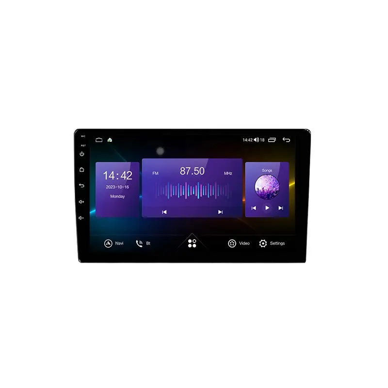 Best price Android 2 din car DVD player 9 and 10 inches 8+256GB touch screen car radio GPS navigation with Carplay