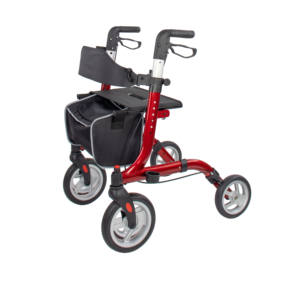 באיכות גבוהה <span class=keywords><strong>4</strong></span> גלגלים ניידות ווקר קל משקל מתקפל כיסא גלגלים Rollator ווקר לקשישים - Product Image 1