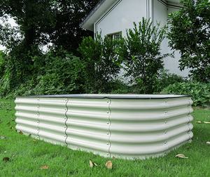 Kit de bac à jardin surélevé modulaire 9 en 1 avec finition galvanisée, 17 pouces de haut, <span class=keywords><strong>pour</strong></span> pots de fleurs et jardinières - Product Image 3