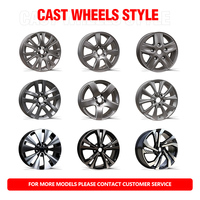 Jantes en alliage coulé Direct Source 17 7.5, 5x114.3 PCD, toutes saisons, pour voitures particulières Volvo, Peugeot, Toyota, Honda, Hyundai