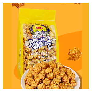 Longxiaoya Popcorn de maïs doux 200g Sachet Snacks céréaliers sains cuits au four Sans graisses trans Semi-moelleux Gonflés Prêts à la crème caramélisée et au sucre - Product Image 5