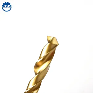 HSS M35 din 345 fully ground morse taper shank twist long drill bit for metal drilling