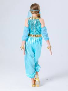Fiesta de <span class=keywords><strong>Halloween</strong></span> películas Cosplay Jasmine princesa <span class=keywords><strong>disfraz</strong></span> vestidos danza del vientre disfraces - Product Image 6