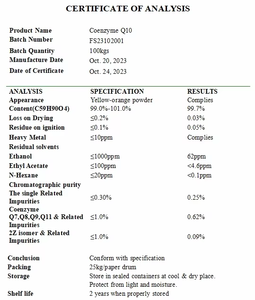 2025 Meilleure vente en vrac Focus marque <span class=keywords><strong>Coenzyme</strong></span> <span class=keywords><strong>Q10</strong></span> 98% Ubiquinone du Shaanxi Chine-Supplément de santé cardiaque emballé sous vide - Product Image 4