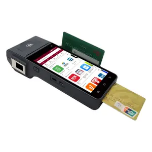 फैक्टरी बिक्री 5.5 इंच मोबाइल स्कैनर और Entey हाथ में एंड्रॉयड के साथ कार्ड रीडर पीओएस टर्मिनल