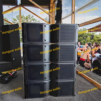 Enceintes professionnelles à double ligne acoustique de 10 pouces, 2 voies, pour événements en plein air, système de sonorisation professionnel à ligne acoustique
