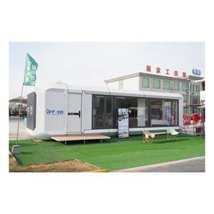 <span class=keywords><strong>Prix</strong></span> compétitif Équipement complet Cabane en rondins mobile Maisons de villégiature Petite maison Conteneur mobile Maison préfabriquée - Product Image 5