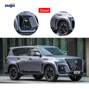 GUGO 2020 pour Nissan Patrol Kit de Carrosserie Évolution vers le Modèle Black Hawk Comprenant Pare-Chocs Avant et Arrière avec Découpes pour Phares Antibrouillard - Product Image 4
