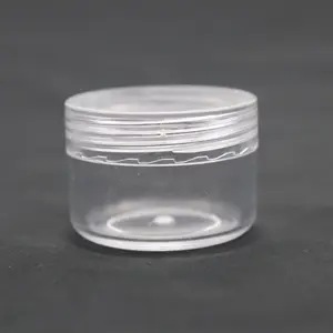 1g 2g 3g 5g 10g 15g 20g conteneur cosmétique noir transparent petit récipient d'emballage cosmétique en plastique vide pour concentré