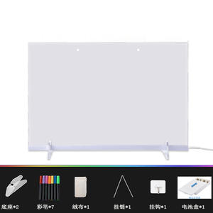 Tavola da Disegno Illuminata a LED per Bambini, Giocattolo Luminoso RGB a Sette Colori, Lavagna Cancellabile, Piastra Fluorescente per Scrittura - Product Image 5