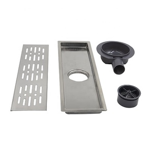 GUIDA 741011 バスルーム屋外用リニアシャワーロングチャネルSus304 Ss 304ステンレス鋼フロアグレーチング排水トラップ排水口 - Product Image 5