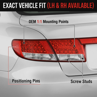 Feu arrière extérieur 2006 pour Hyundai Azera 92401-3L020 92402-3L020 Gauche Droit Nouvelle Lampe Auto