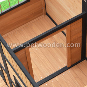 Fabriek Directe Verkoop Comfortabele Huisdier Houten En Grote Hond Huis Luxe - Product Image 5