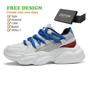 Chaussures Sneaker Marque Privée Marque personnalisée Logo de la marque Homme Zapatillas Mujer Tennis Chaussures épaisses Cuir Toile <span class=keywords><strong>Snea</strong></span> décontracté - Product Image 3