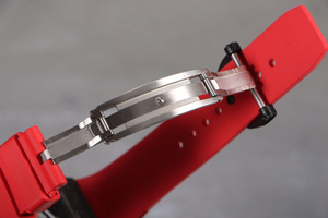 New Arrival Best Seller High End Watch Carbon Fiber Case <b>Red</b> Rubber Strap Mechanical Watch Unisex Casual Watch - Product Image 5