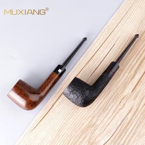 Muxiang Handmade Briar Wood Pipe 9mm Tenon Joint Straight Type Tobacco Pipe - Product Image 2