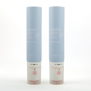 High Quality Soft Squeeze PE <b>Plastic</b> Empty <b>Tube</b> Skincare Facial Cleaning Cosmetic Packaging Electric Brush Head Screw Cap - Product Image 1