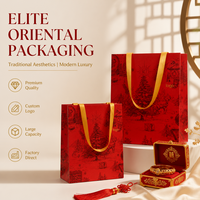 Luxuriöse Hochzeitsgeschenktüte mit Eigenem Logo Große Schmuckverpackung Papiertüte mit Bandgriff Braut-Willkommenspaket zum Fabrikpreis