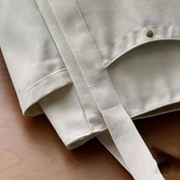 Sac fourre-tout en coton personnalisé JOYSUN pour femmes, élégant et doux, avec logo, poches et bandoulière, réutilisable et pliable