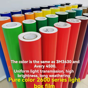 Film translucide Purecolor 0,1 mm d'épaisseur pour boîte à lumière, lettres lumineuses, publicité extérieure, alternative au film 3M - Product Image 6