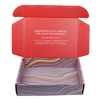 Boîte d'expédition d'emballage en papier ondulé personnalisée en usine boîte-cadeau de vacances en papier kraft de luxe boîte d'emballage d'emballage de sous-vêtements