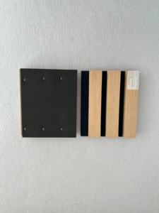 人気米国モダンインテリアデザインデコポリエステル + MDF壁パネル防音防音パネル21mm厚耐火 - Product Image 2