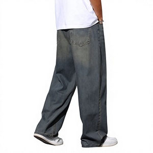Jeans de Hombre de Alta Calidad, Corte Acampanado, Estilo Hip Hop, Transpirables, Impermeables, Lavado Claro, Mezcla de Poliéster/Algodón - Product Image 2