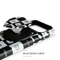 Étui de téléphone personnalisé en TPU+PC, magnétique, étanche, antichoc, de luxe, avec impression de petits chats pour la série - Protection mate premium