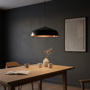 Decorative <b>Black</b> Cream Finish Brass Pendant <b>Lights</b> Ceiling Hanging Lamp for Bedroom and Living Room Decoration Chandeliers <b>Light</b> - Product Image 4