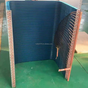 Bobine de condenseur en aluminium doré de type L et de type U, avec tubes en cuivre, pour climatiseur et pompe à chaleur - Product Image 4