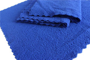 中国工場卸売 ジグザグ縁クリーニングクロス キッチン雑巾 多目的マイクロファイバークリーニングクロス - Product Image 5