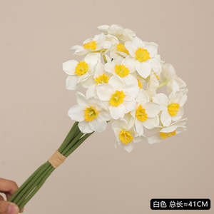 H-675 vendita calda Bouquet di nozze fiori artificiali <span class=keywords><strong>narciso</strong></span> fiori di seta alla rinfusa <span class=keywords><strong>narciso</strong></span> <span class=keywords><strong>fiore</strong></span> per matrimonio evento domestico - Product Image 5