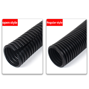 Cubierta Protectora de Plástico <span class=keywords><strong>Corrugado</strong></span> Negro para Tuberías Roscadas, Impermeable, para Estufas de Gas, Calentadores de Agua y Drenajes Domésticos - Product Image 6